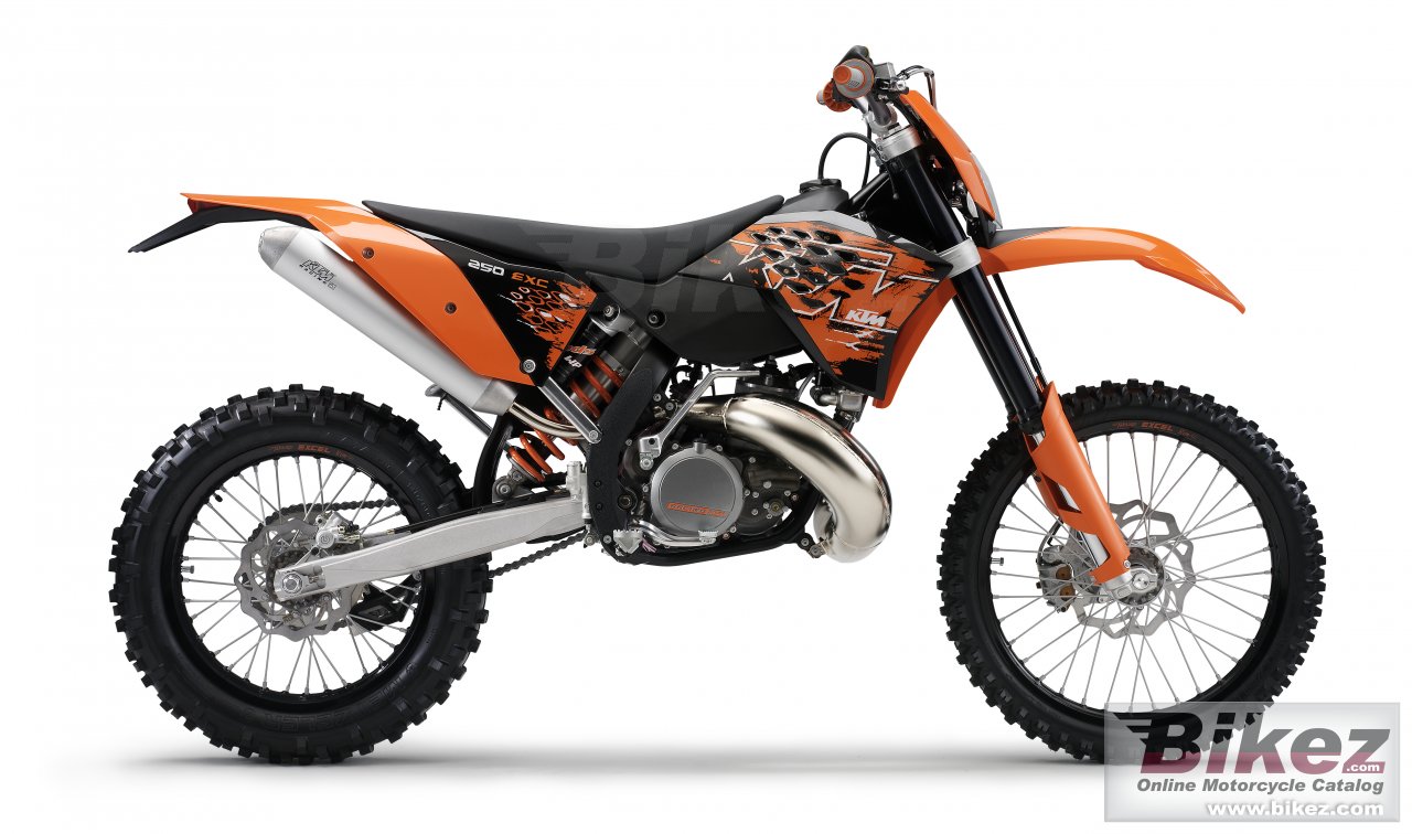 Big KTM 250 exc picture and wallpaper from Bikez.com